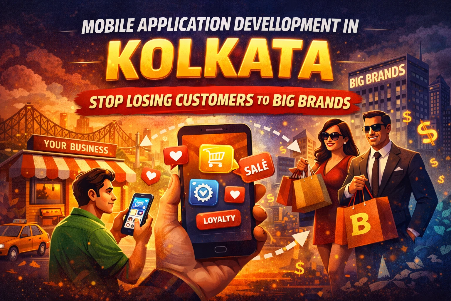 Mobile Application Development in Kolkata: Stop Losing Customers to Big Brands