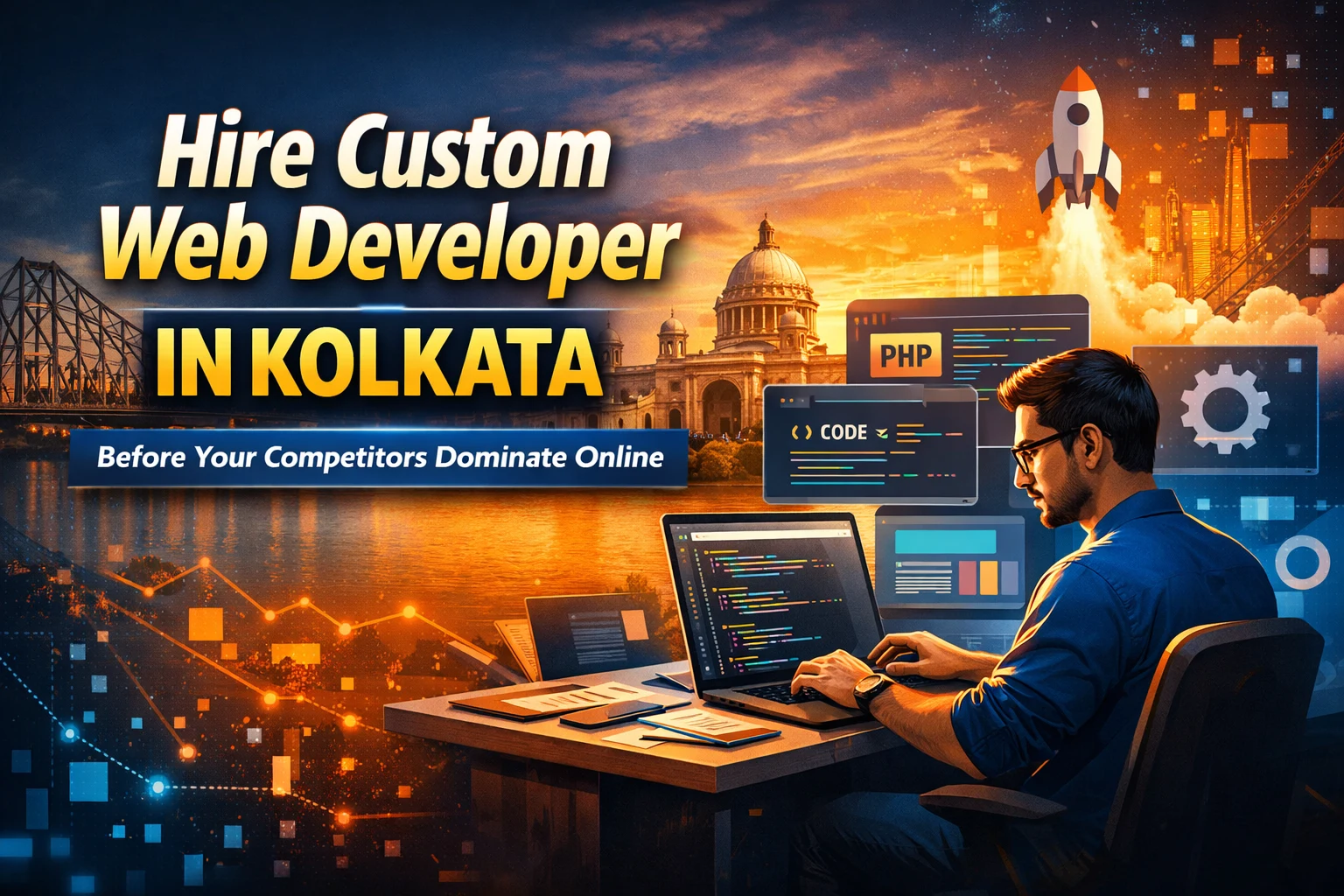 Hire Custom Web Developer in Kolkata Before Your Competitors Dominate Online